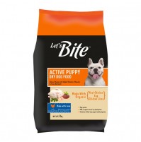 Lets Bite Active Puppy Food Chicken And Egg 3 Kg